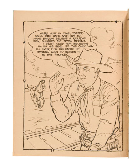 Hake's - "WILLIAM BOYD/STAR OF HOPALONG CASSIDY COLORING BOOK."