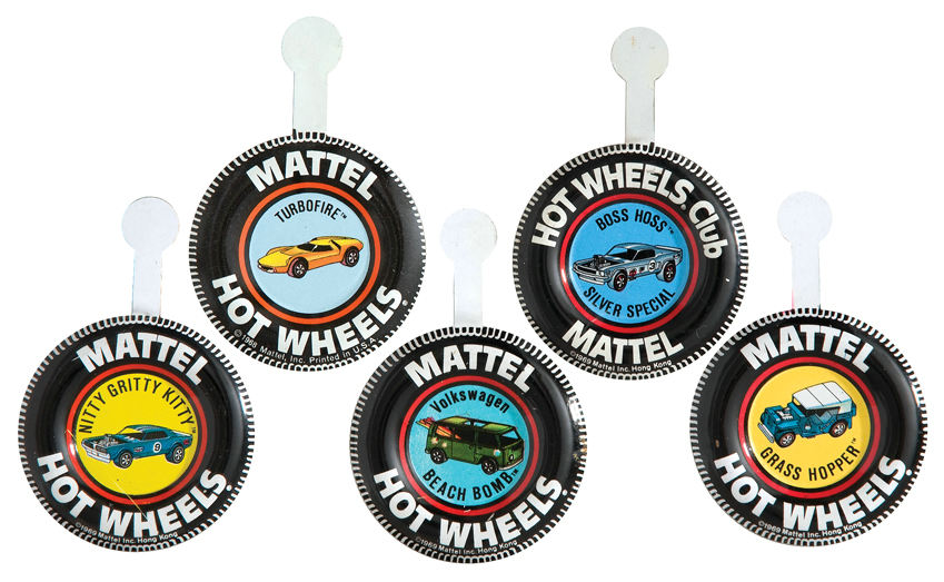 mattel hot wheels buttons