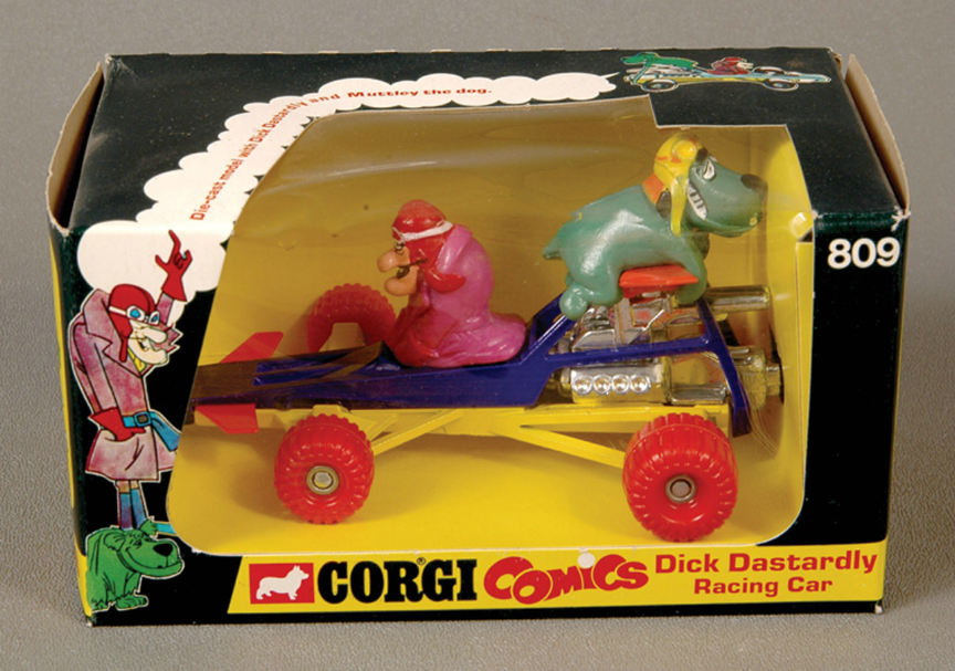 Hake's - CORGI DICK DASTARDLY RACING CAR IN DISPLAY BOX.