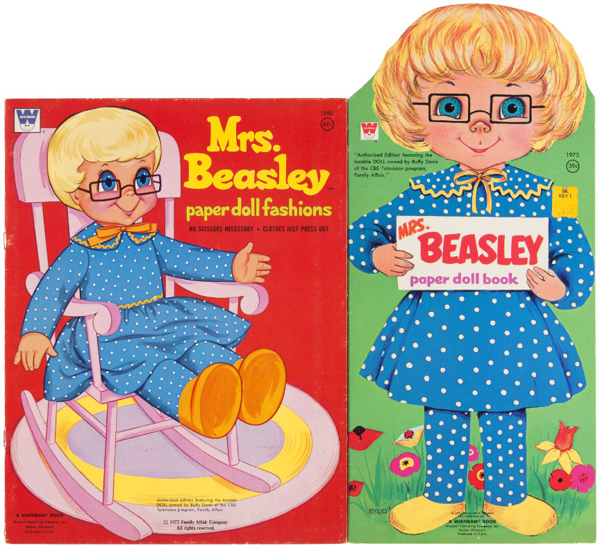 Hake s FAMILY AFFAIR BUFFY MRS. BEASLEY PAPER DOLL BOOK TRIO