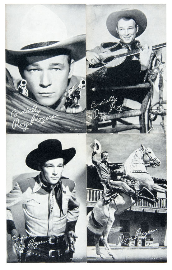 Hake's - ROY ROGERS EXHIBIT CARD SET.