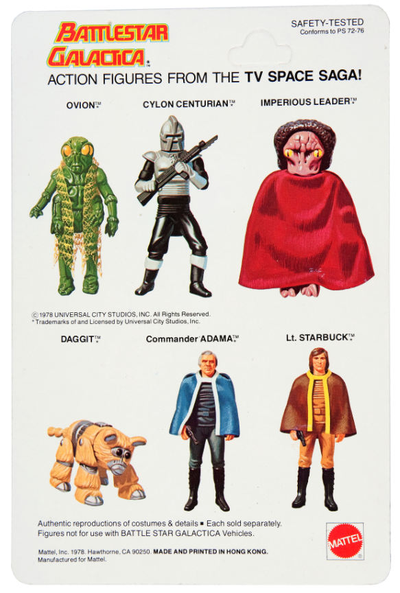 battlestar galactica action figures list