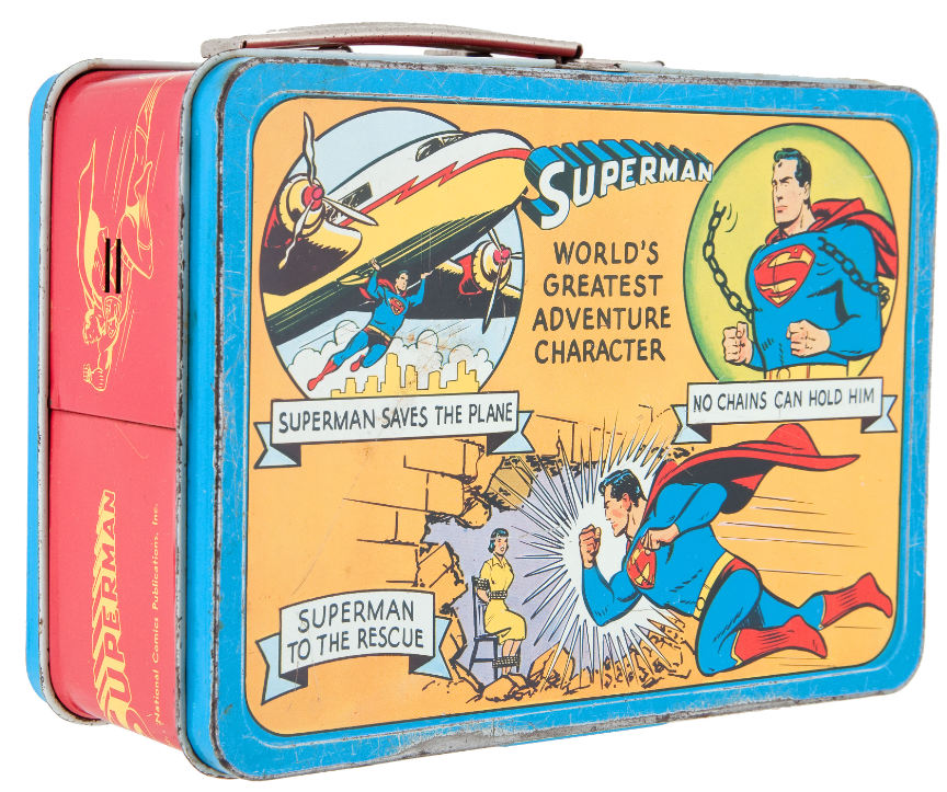 Hakes Superman 1954 Lunch Box