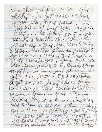 Hake's - CHARLES MANSON HAND-WRITTEN LETTER FROM PRISON.