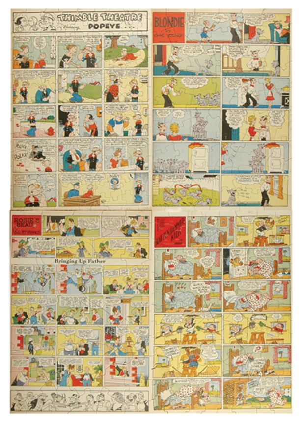 Hake's - COMIC STRIP JIGSAW PUZZLES.