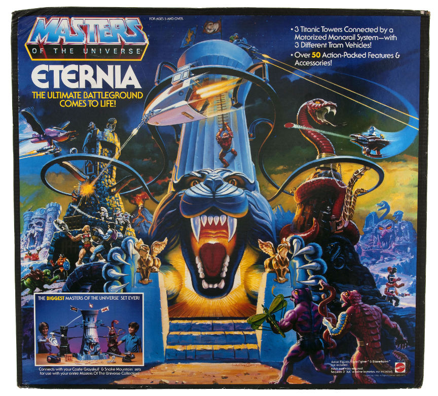 Hake's "MASTERS OF THE UNIVERSE ETERNIA" FACTORYSEALED BOXED PLAYSET.