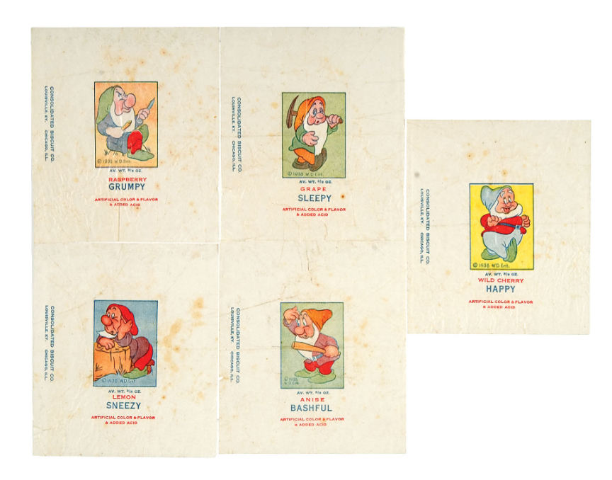 Hakes Snow White And The Seven Dwarfs Product Wrapper Set 