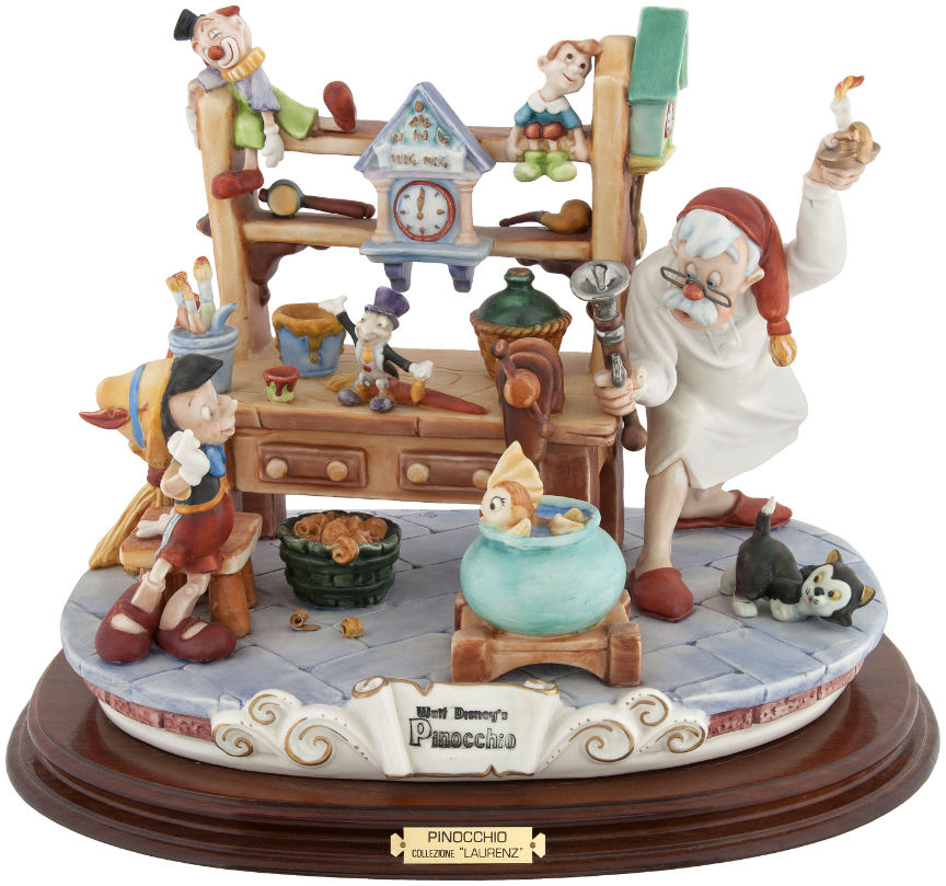 Pinocchio Gepetto's sale Workshop Snow Globe