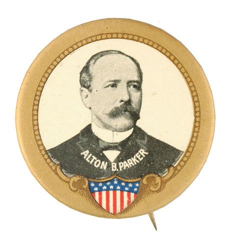 Hake's - "ALTON B. PARKER" 1904 WITH SHIELD.