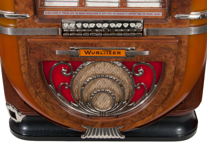 Hakes Wurlitzer Model 71 Counter Model Cabinet Jukebox