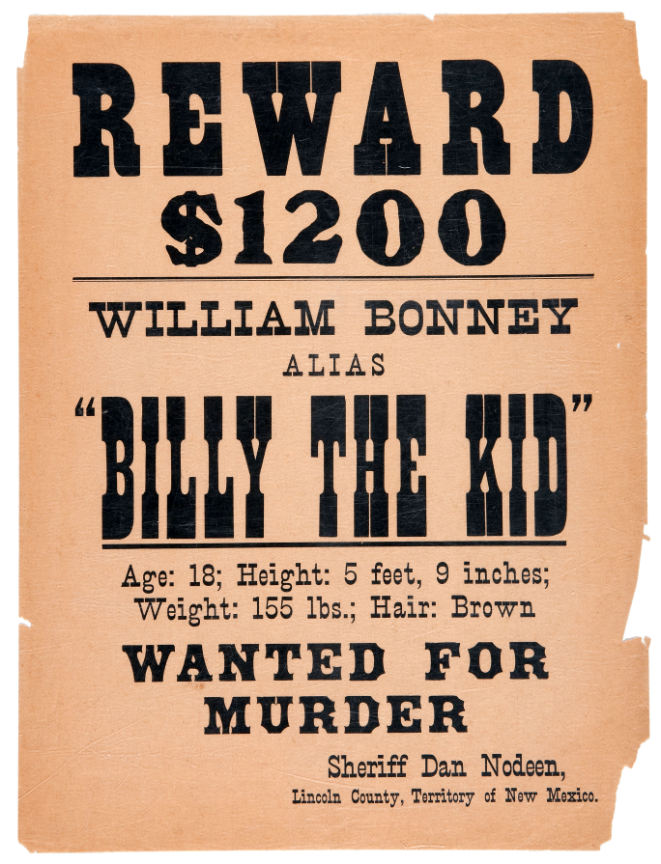 Hake 39 S John Wayne Chisum Movie Prop Billy The Kid