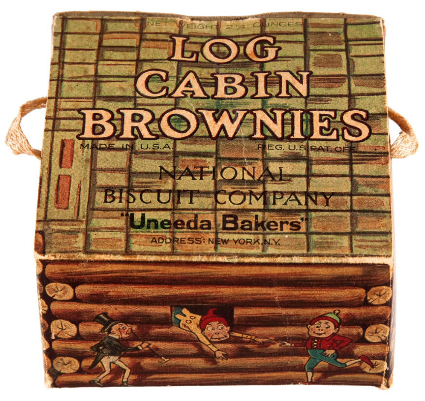 Hake S Log Cabin Brownies Nabisco Box