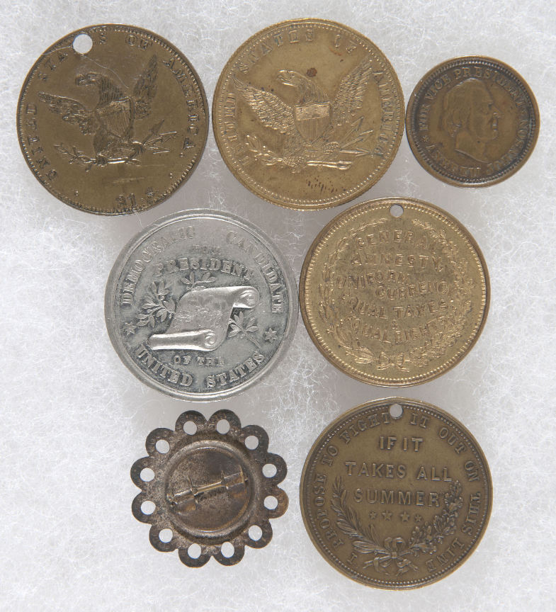 Hake's - SIX CAMPAIGN MEDALS SPANNING 1856-1868 PLUS GRANT FERROTYPE.