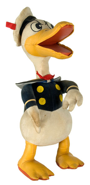 Hake's - DONALD DUCK LARGE DOLL BY KRUEGER.