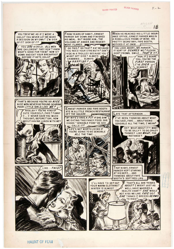 Hake's - GRAHAM INGELS SIX PAGE ORIGINAL ART FOR “HAUNT OF FEAR THE ...