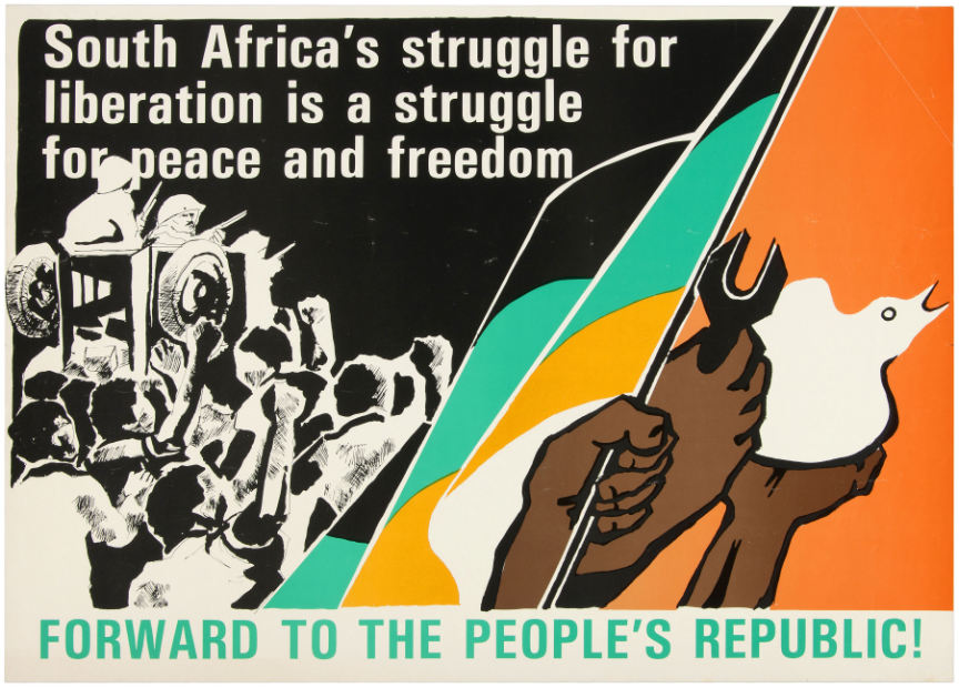 Hake's - GROUP OF FOUR SOUTH AFRICAN ANTI-APARTHEID POSTERS.