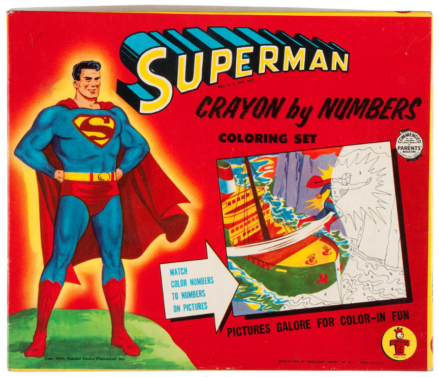 Bendon Dc Comics Superman Jumbo Coloring & Activity Book & 24 Crayola  Crayon Set