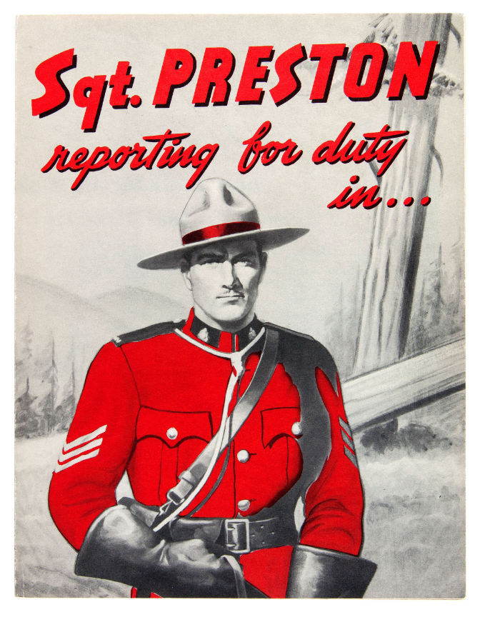 Hake's - “SGT. PRESTON CHALLENGE OF THE YUKON” KFS PROMO FOLDER