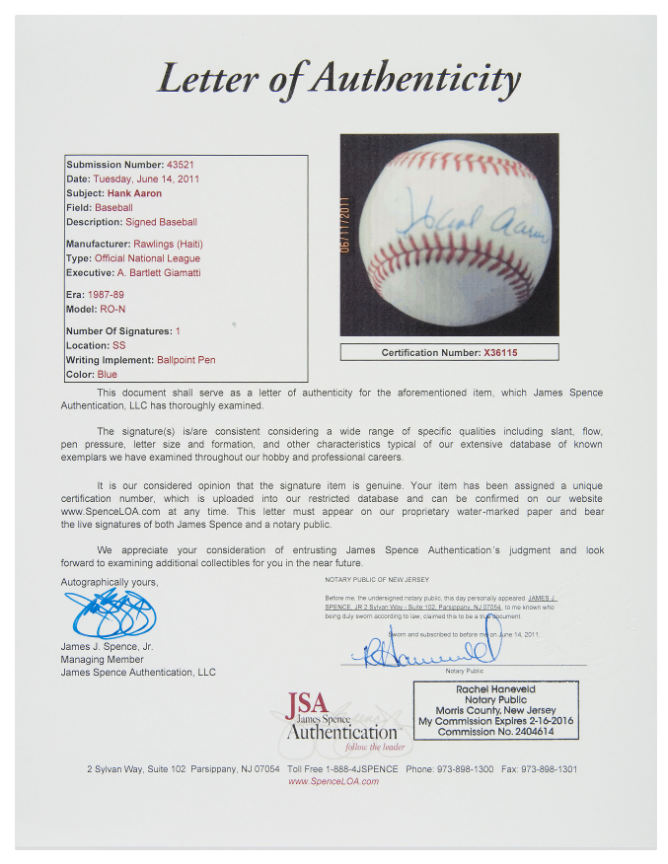 500 Home Run Club Autographed Baseball with 11 Signatures