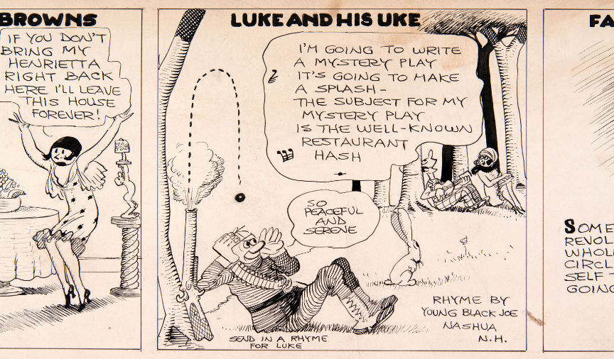 Hake's - RUBE GOLDBERG “CARTOON FOLLIES OF 1927” DAILY COMIC STRIP ...