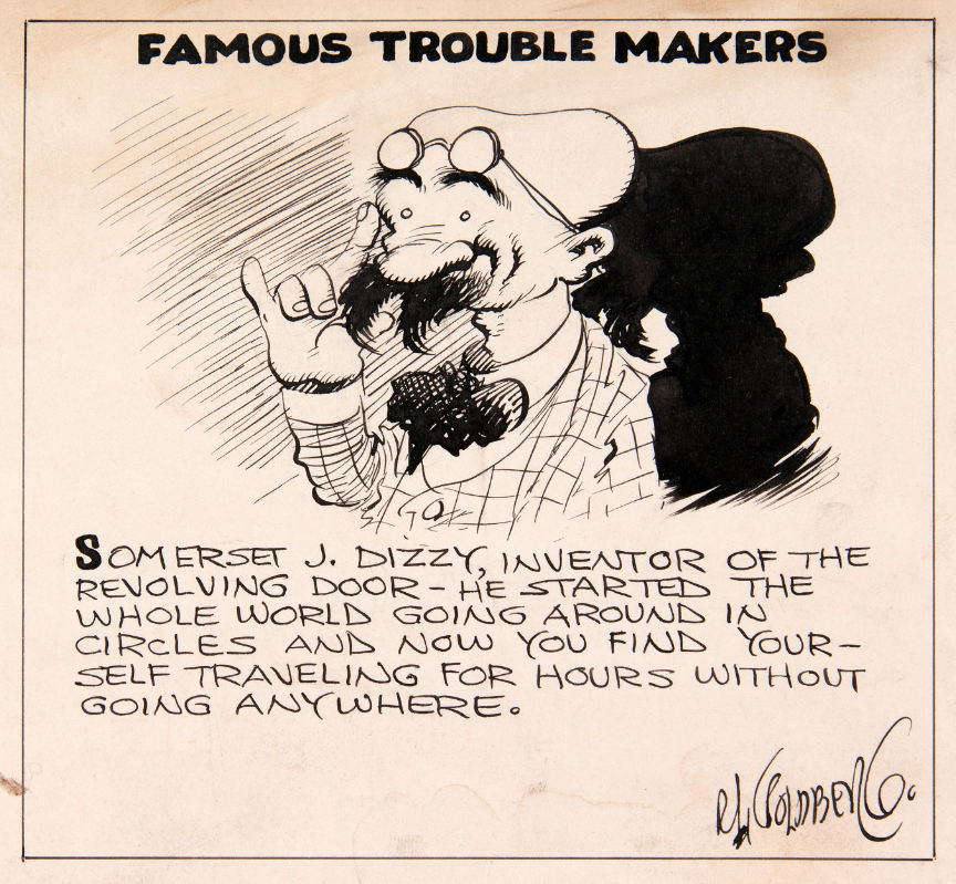 Hake's - RUBE GOLDBERG “CARTOON FOLLIES OF 1927” DAILY COMIC STRIP ...