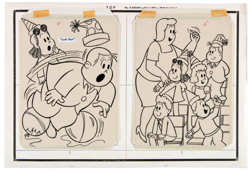 Hake's - “LITTLE LULU” COVER TO COVER COMPLETE ORIGINAL ART FOR 128