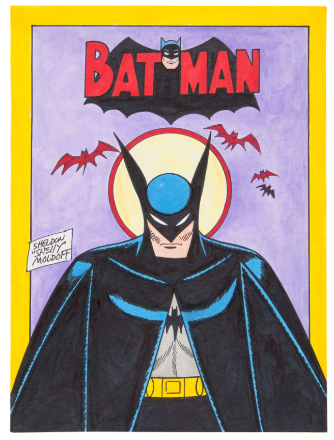 Hake's - SHELDON “SHELLY” MOLDOFF LONG EARED BATMAN ORIGINAL ART & TWO ...