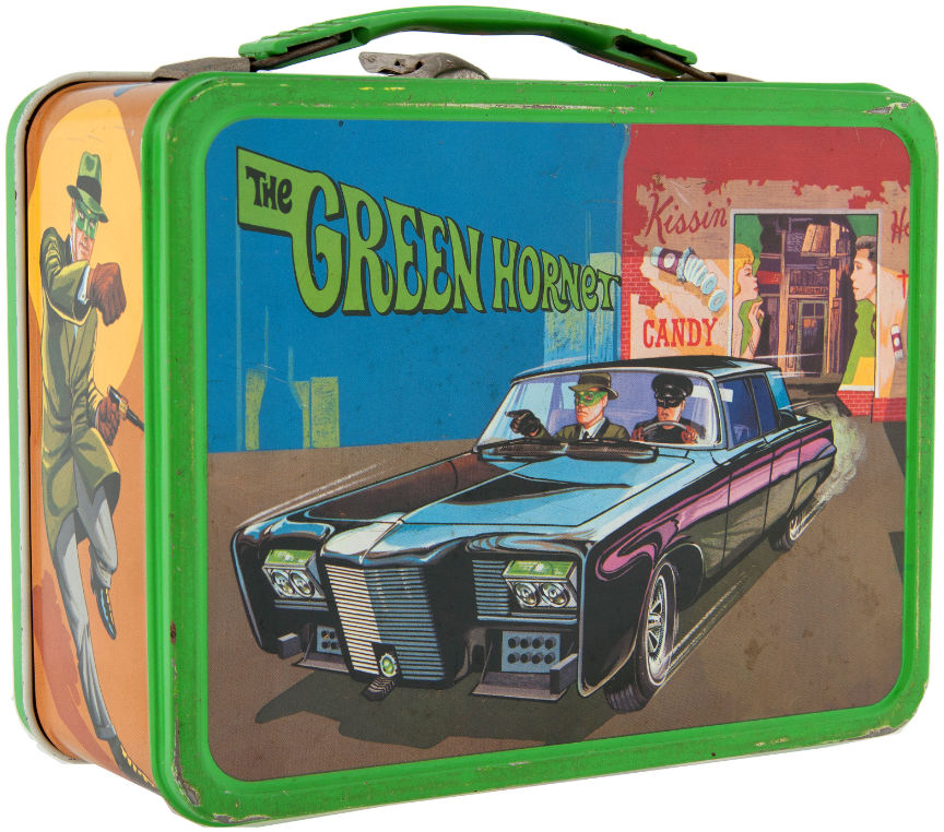 1967 Thermos The Green Hornet Lunch Box with Thermos (1A)