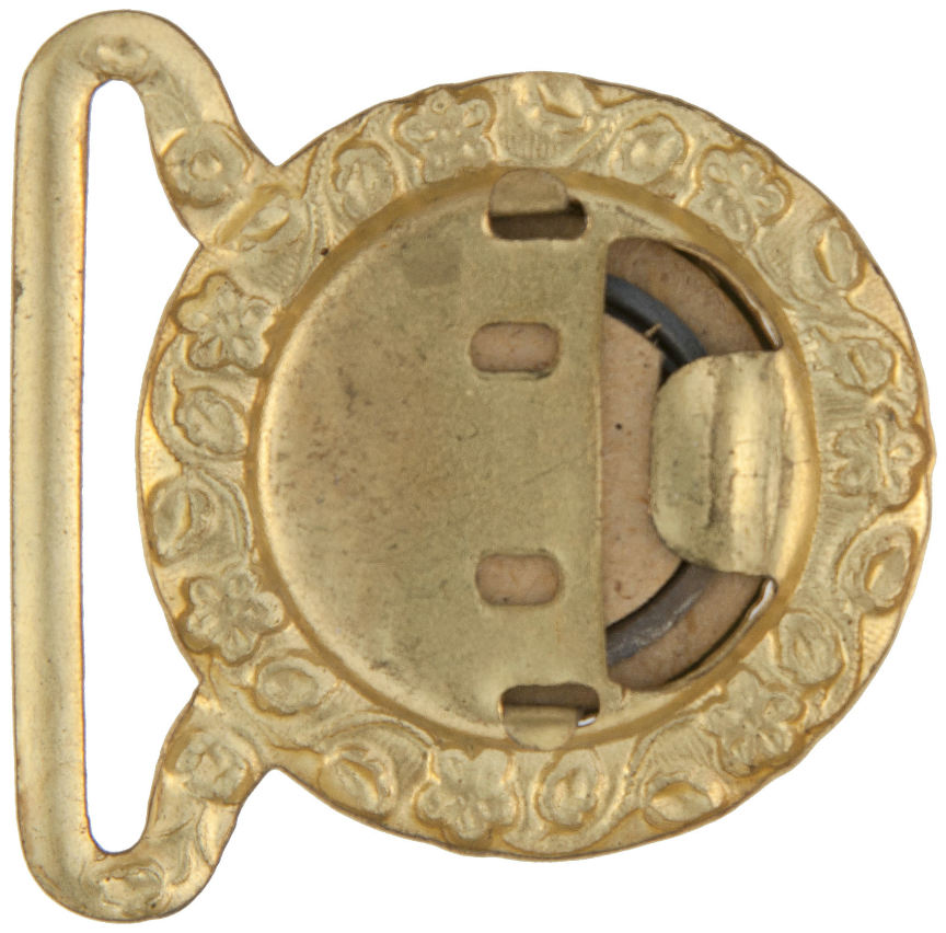 Hake's - McCLELLAN c.1864 BELT BUCKLE WITH INSET FERROTYPE.