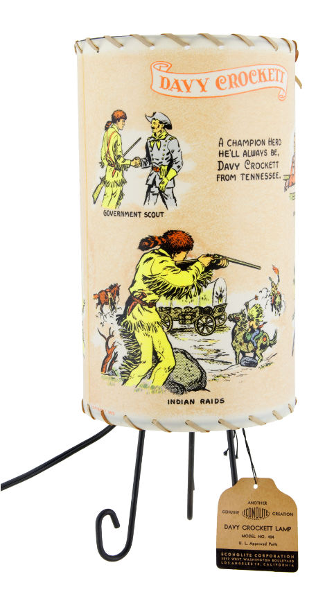 davy crockett lamp shade