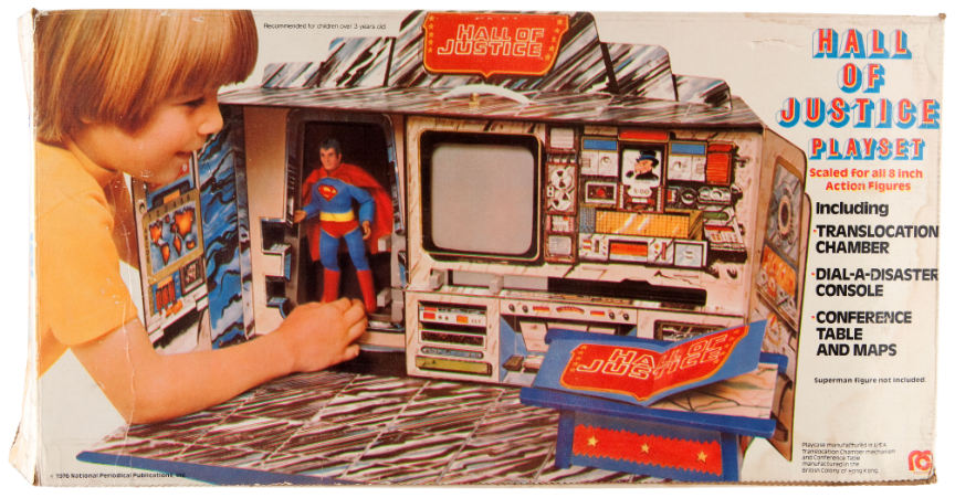 mego hall of justice playset