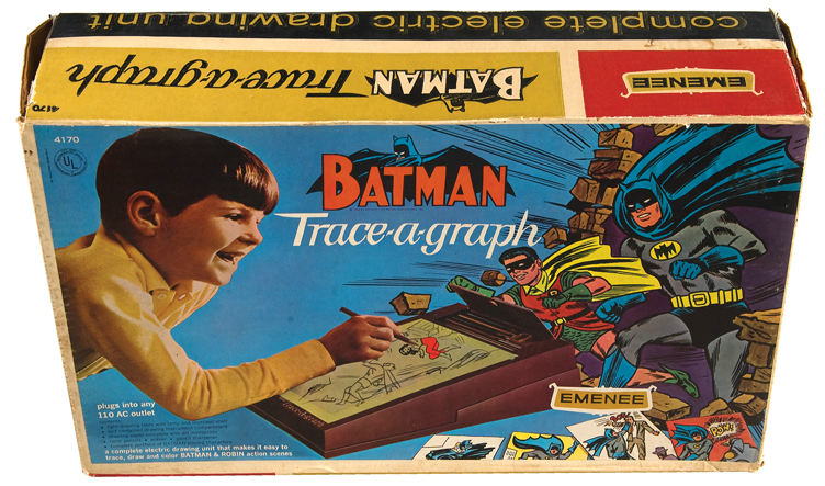 Hake's - “BATMAN TRACE-A-GRAPH COMPLETE ELECTRIC DRAWING UNIT