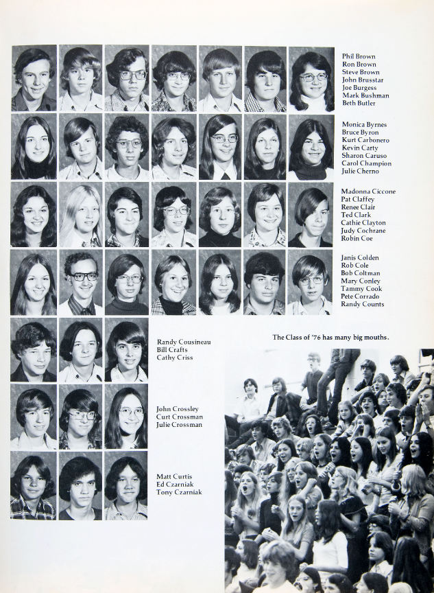 Hake's MADONNA 1974 HIGH SCHOOL YEARBOOK.