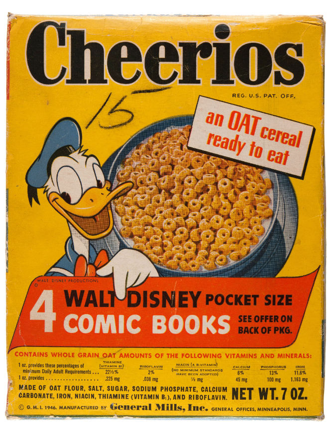 Hake's - CHEERIOS CEREAL BOX WITH 