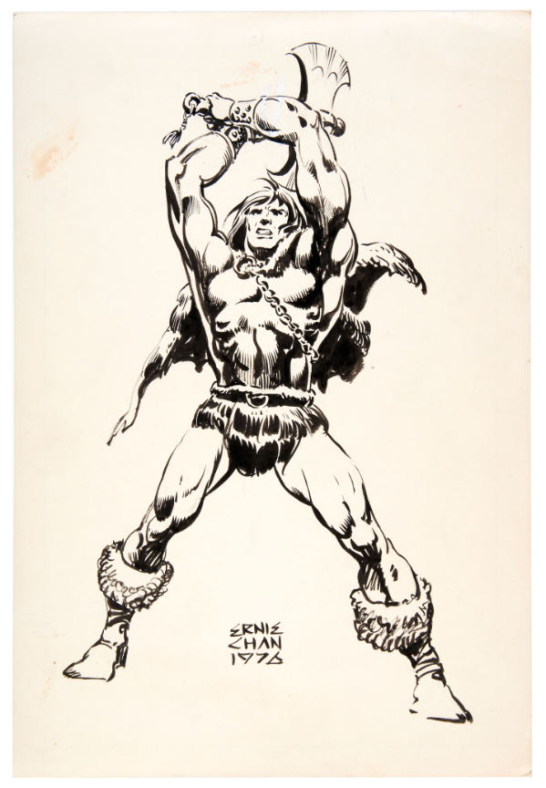 Hake's - Ernie Chan Conan Specialty Original Art.