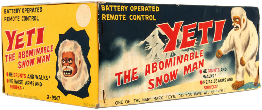 Hake S Marx Yeti The Abominable Snow Man Boxed Battery Operated Remote Control Toy