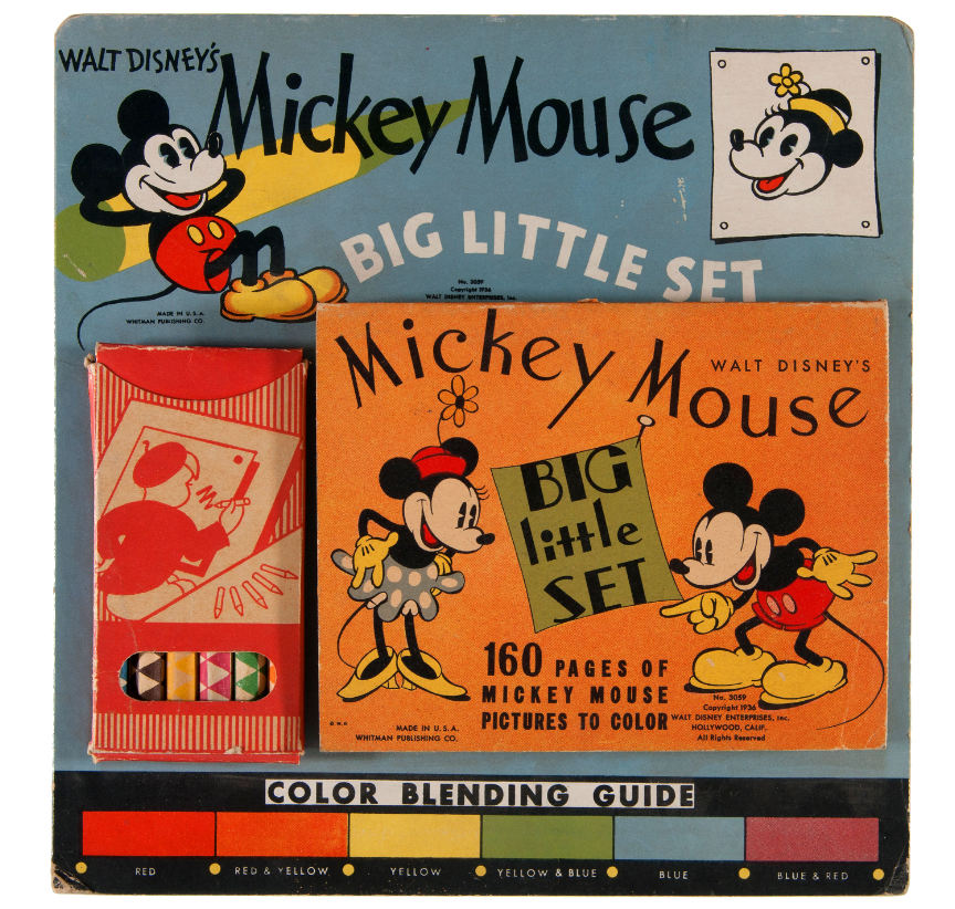 Hake's - MICKEY MOUSE FISHING KIT.