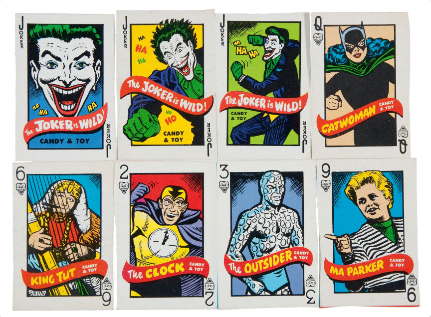 Hake's - JOKER AND HIS PALS CANDY & TOY BOX PANELS.