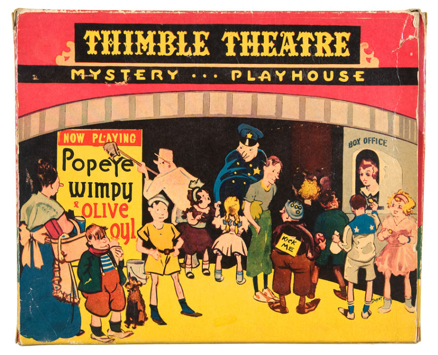 Hake's - POPEYE “THIMBLE THEATRE MYSTERY PLAYHOUSE” WITH OLIVE, WIMPY ...