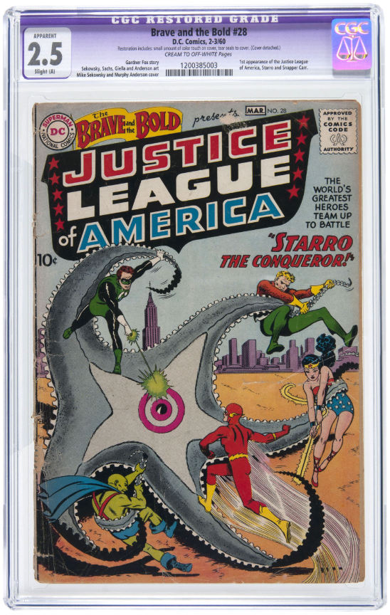 Hake's - JUSTICE LEAGUE OF AMERICA THE BRAVE AND THE BOLD #28