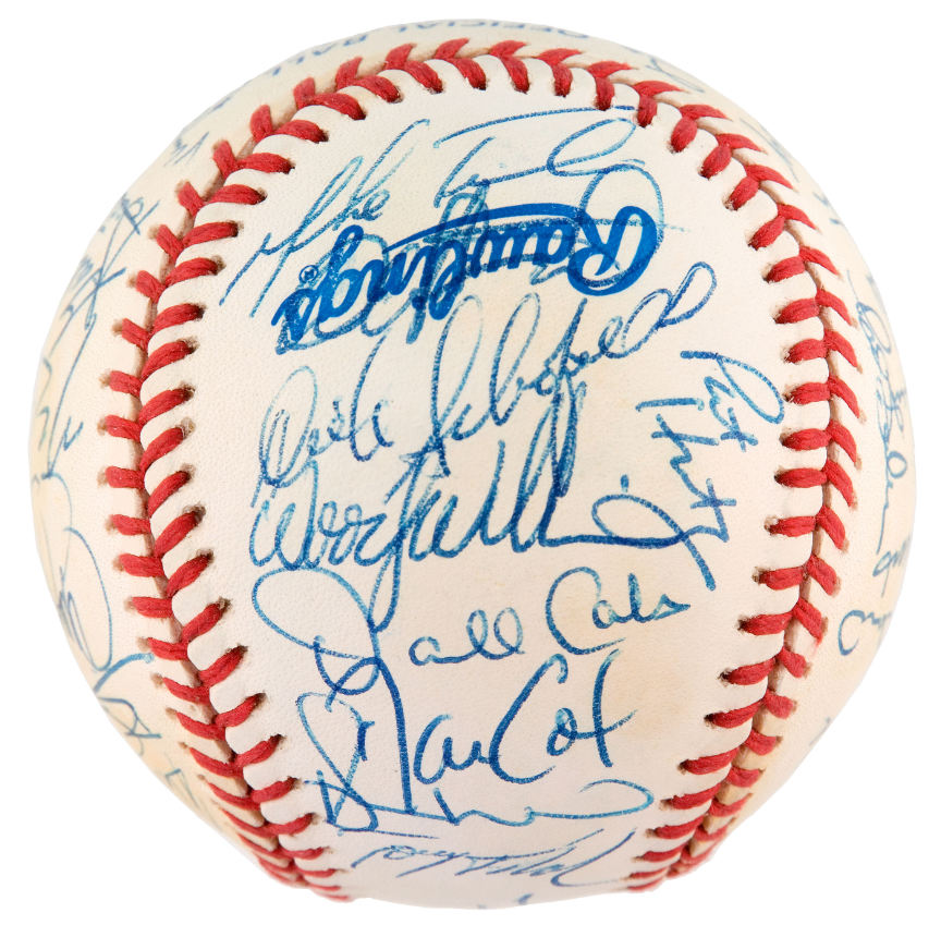 1993 World Series Champion Toronto Blue Jays Team Signed Ball (36
