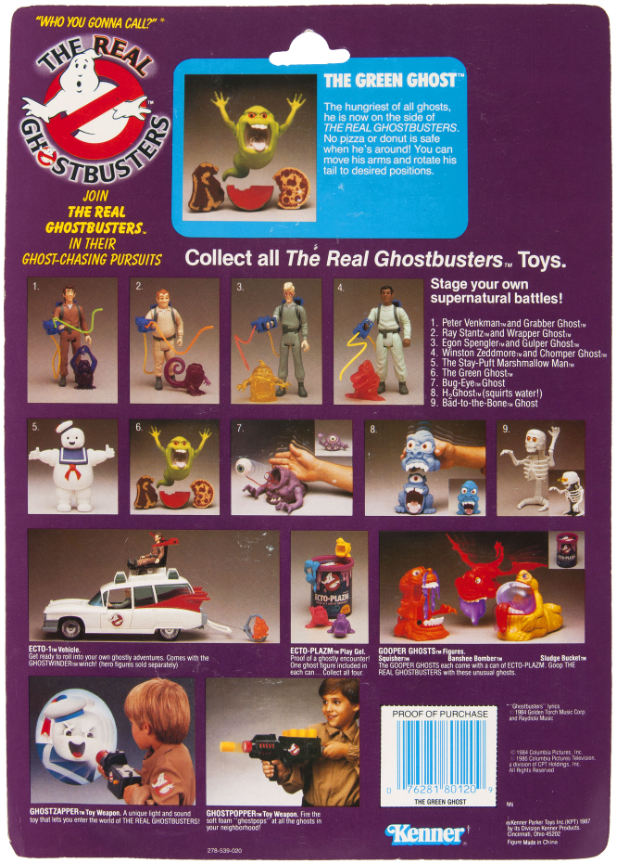 kenner the real ghostbusters