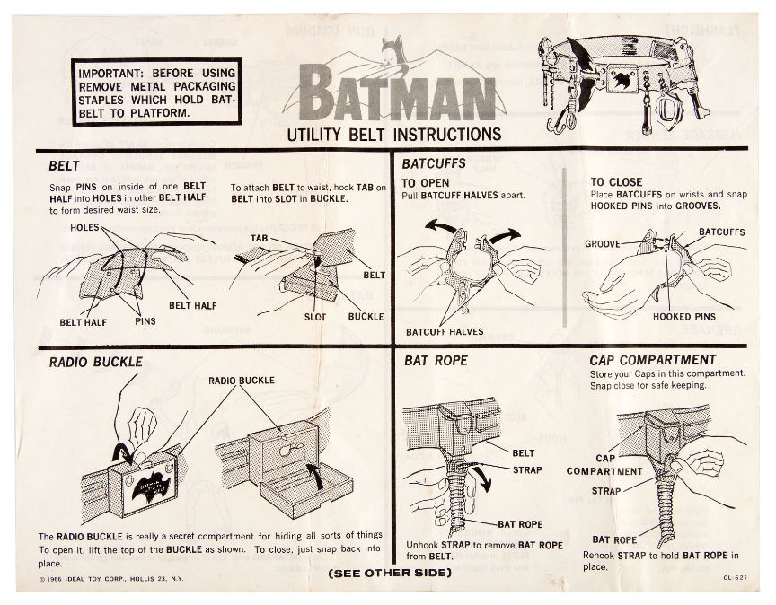 batman utility belt toy 1966
