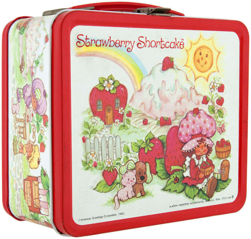 Strawberry Shortcake Metal Lunchbox w/ Thermos – I Had Those Toys