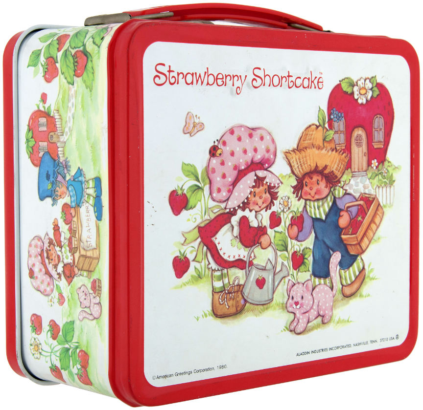 Strawberry Shortcake Metal Lunchbox w/ Thermos – I Had Those Toys