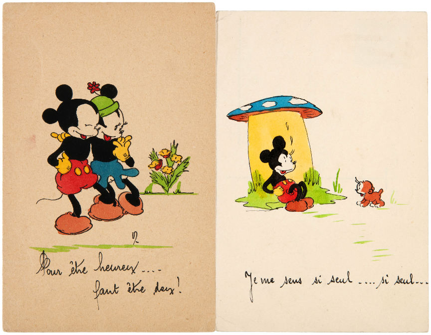 hake-s-mickey-mouse-french-postcard-lot