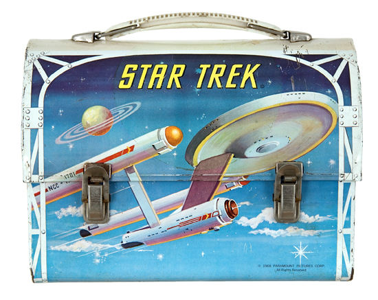 Vintage STAR TREK - 1968 Aladdin Dome Top Metal Lunch Box