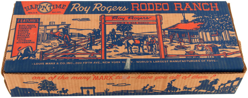 Vintage Louis Marx Roy Rogers Rodeo Ranch Playset IN shops ORIGINAL BOX