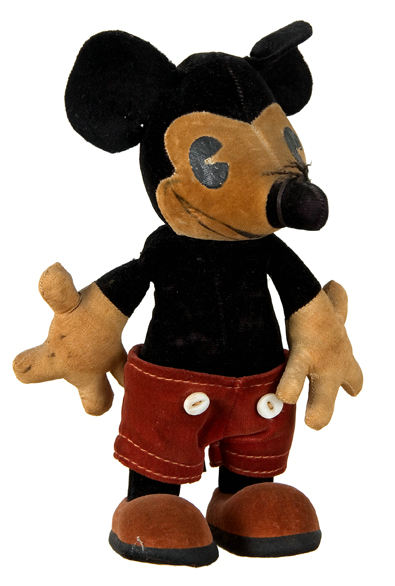 Hake's - MICKEY MOUSE SMALL SIZE DOLL BY KNICKERBOCKER.