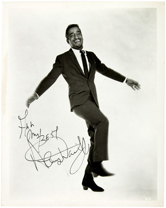 Hake's - SAMMY DAVIS JR. SIGNED PHOTO.